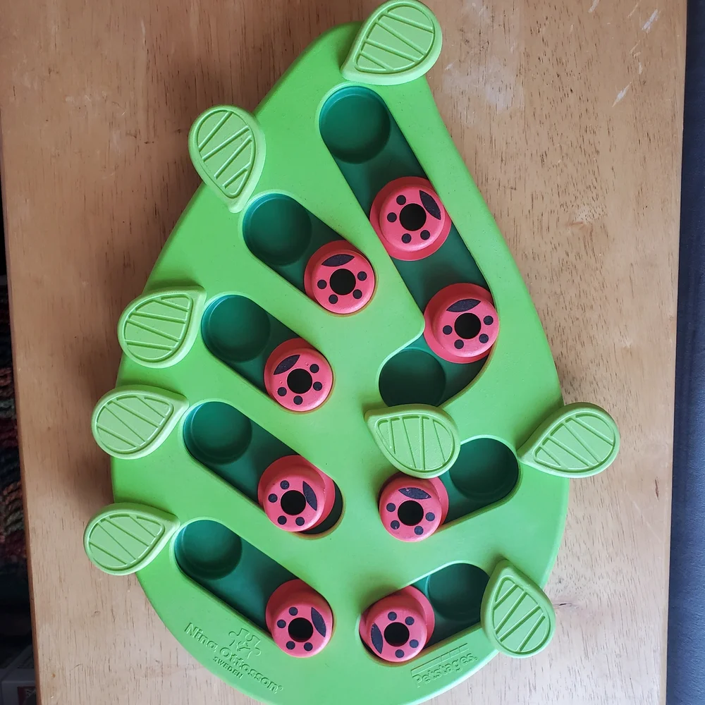 Interactive Leaf Puzzle Cat Toy